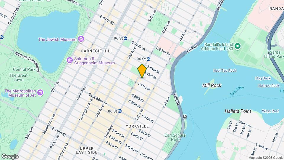 306 E 92nd St-Unit -3 Map and Location Details