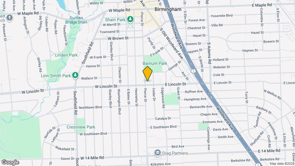 115 E Lincoln St Map and Location Details