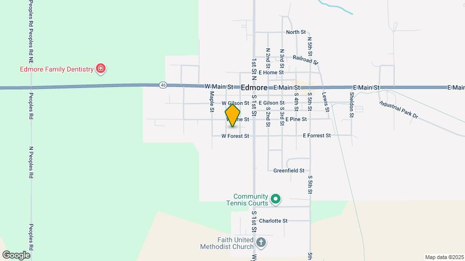 216 W Forest St Map and Location Details