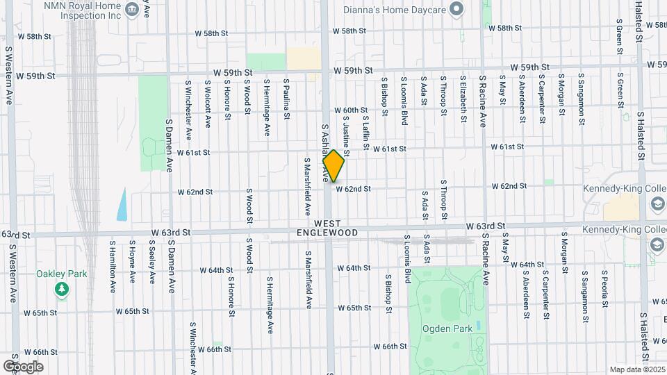 6153-6159 S Ashland Ave Map and Location Details
