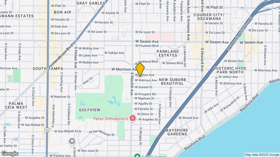 2617 W Watrous Ave Map and Location Details