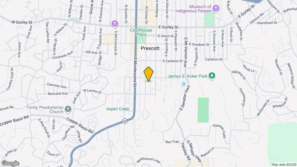 411 S Cortez St Map and Location Details