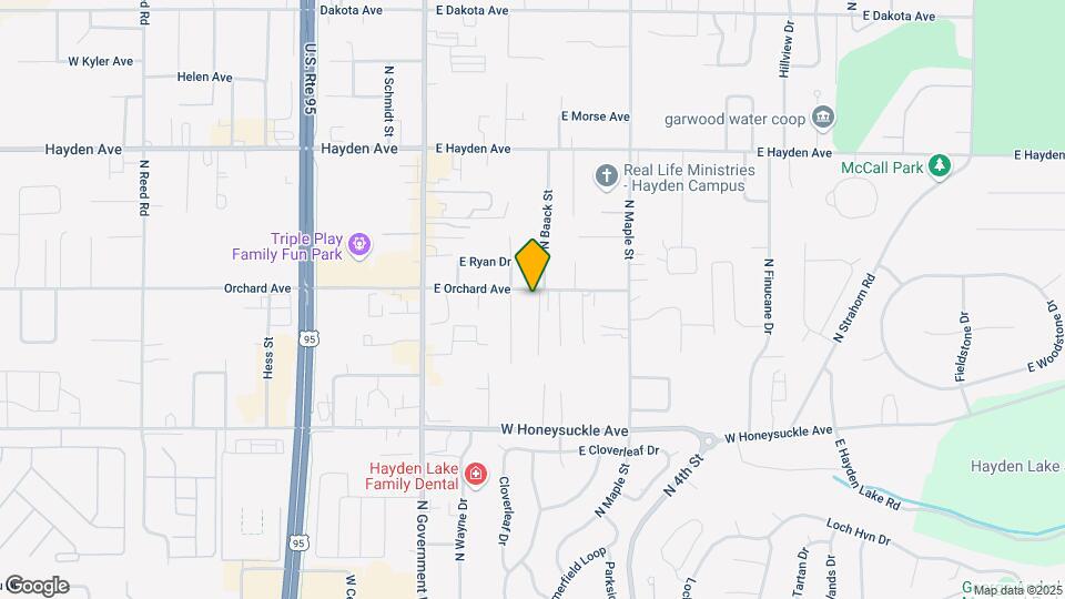 318 E Orchard Ave Map and Location Details