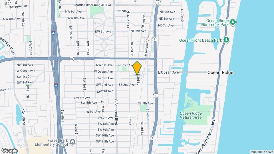 229 SE 1st Ave Map and Location Details