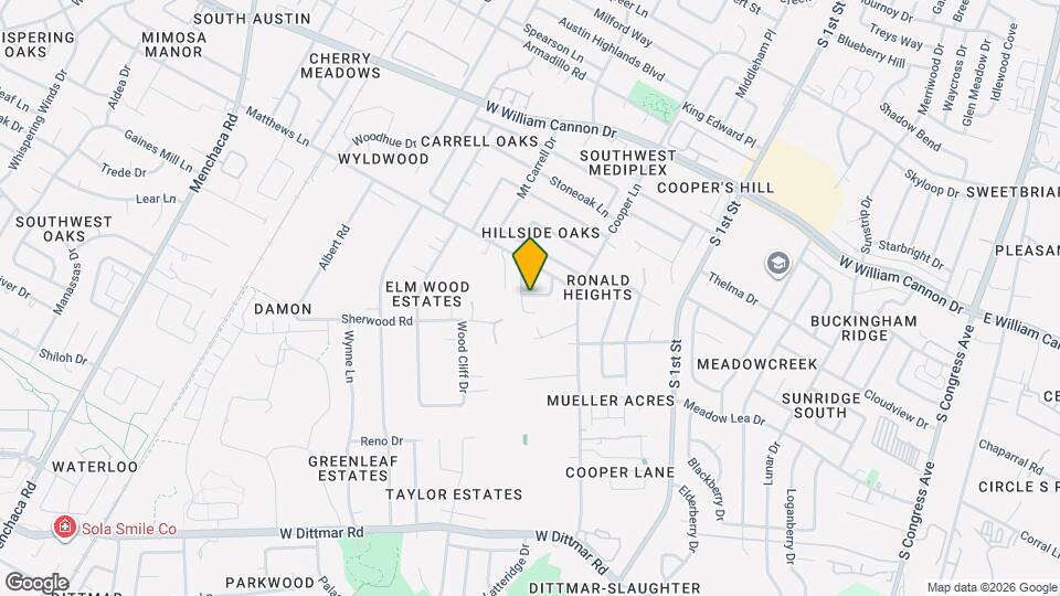 1005 Cogbill St Map and Location Details