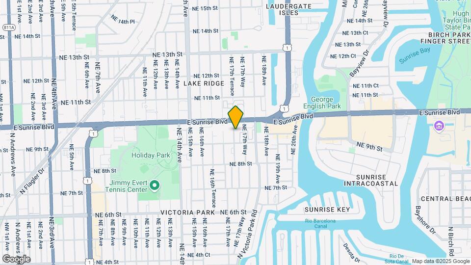 924 NE 17th Terrace Mapa y Detalles de la Ubicación