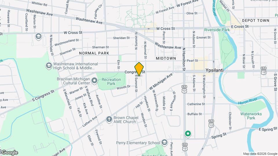 11 S Summit St, Unit #1 Map and Location Details