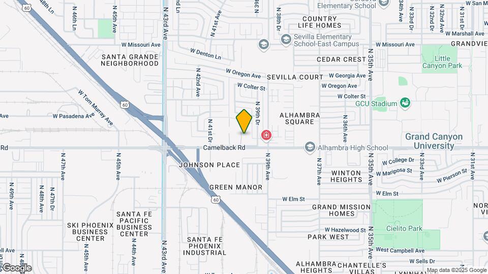 3954 W Palomino Rd Mapa y Detalles de la Ubicación