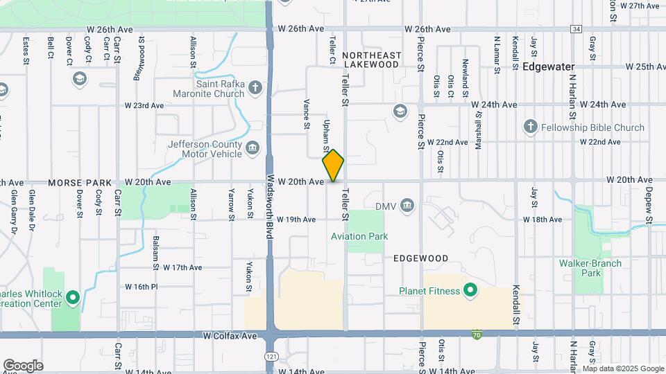7250-7262 W 20th Ave Map and Location Details
