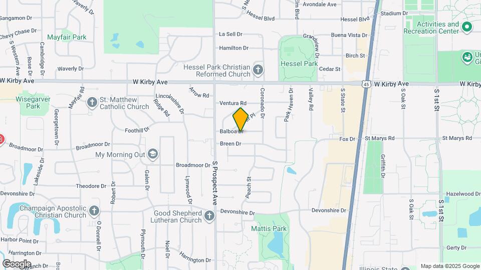 717 Balboa Dr Map and Location Details