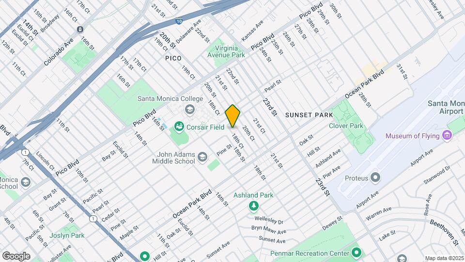 2342 20th St Mapa y Detalles de la Ubicación