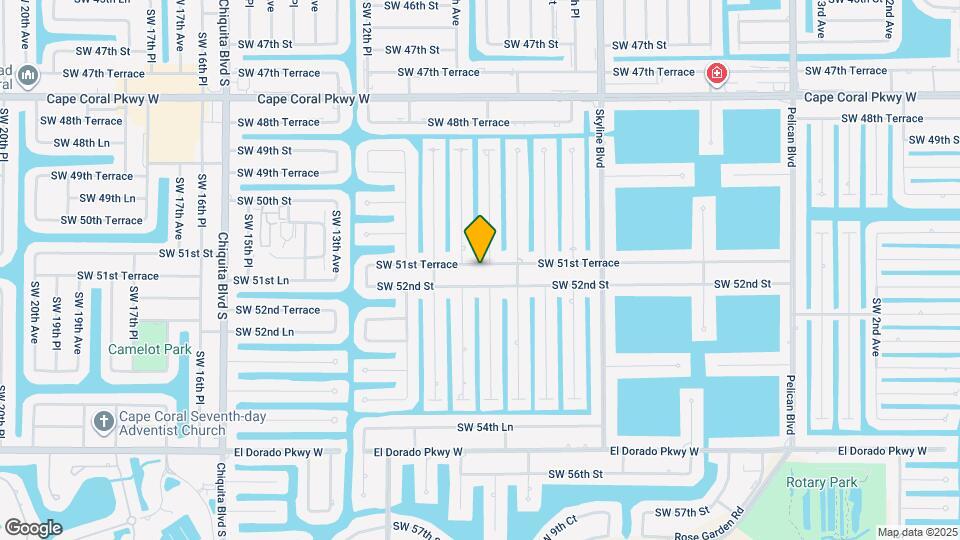 1004 SW 51st Terrace Map and Location Details