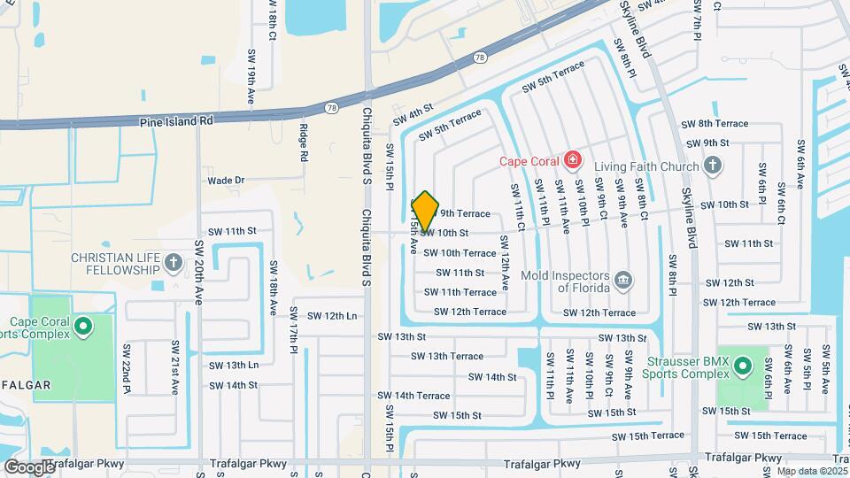 1422 SW 10th St Map and Location Details