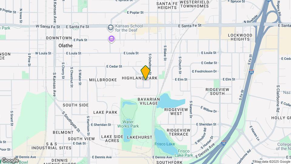 4414 S Parkway Dr Map and Location Details
