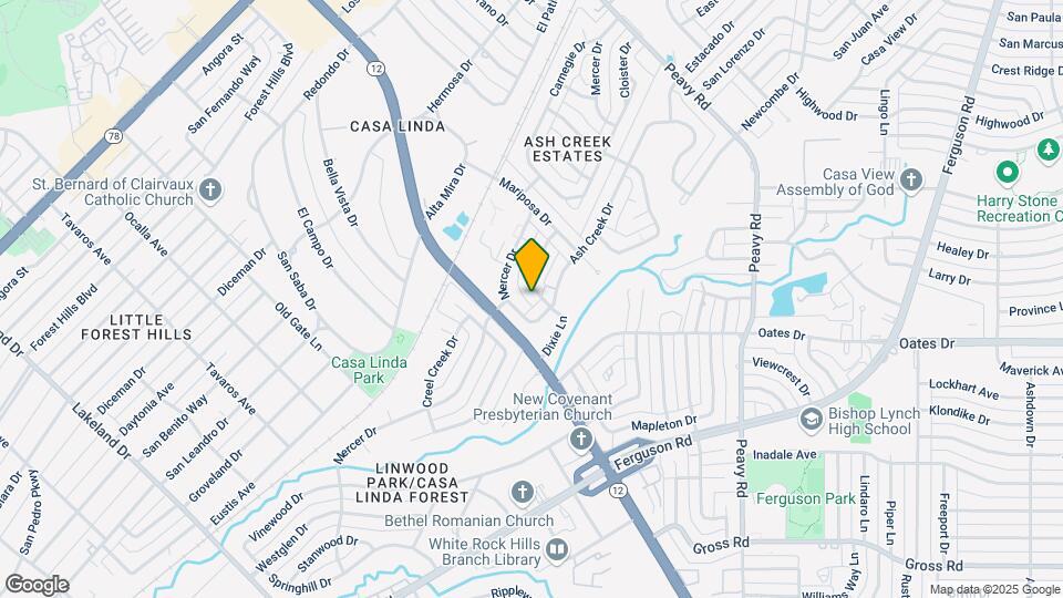 9515 Dixie Ln Map and Location Details