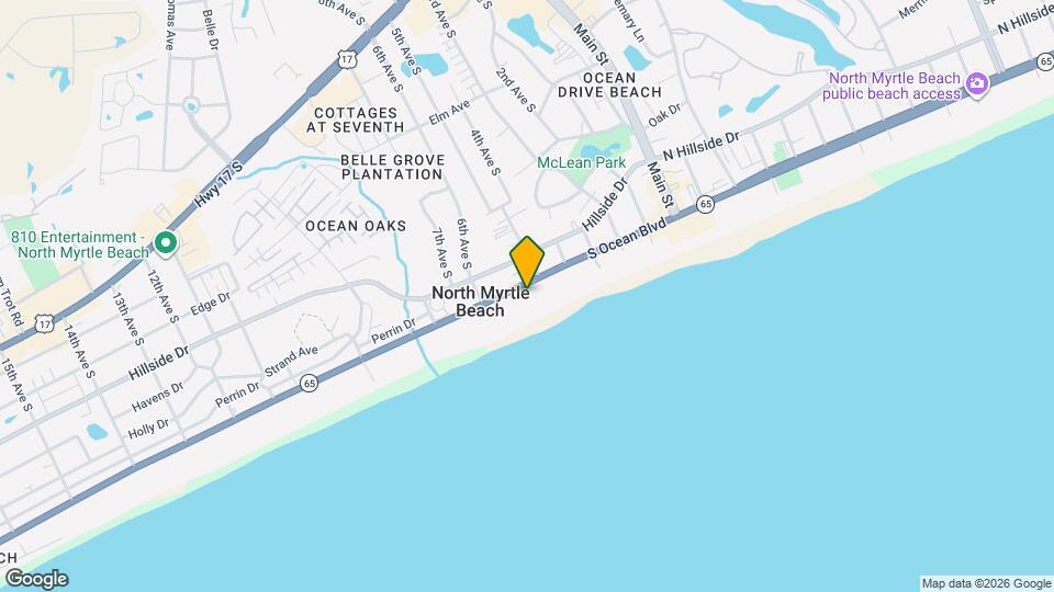 511 S Ocean Blvd Map and Location Details