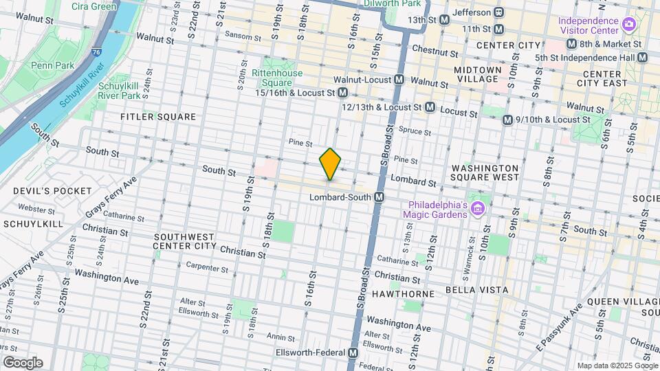 1543 S LeCount St Map and Location Details