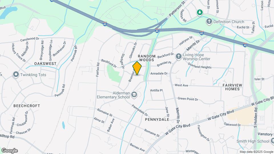 4207 Wayward Dr Map and Location Details