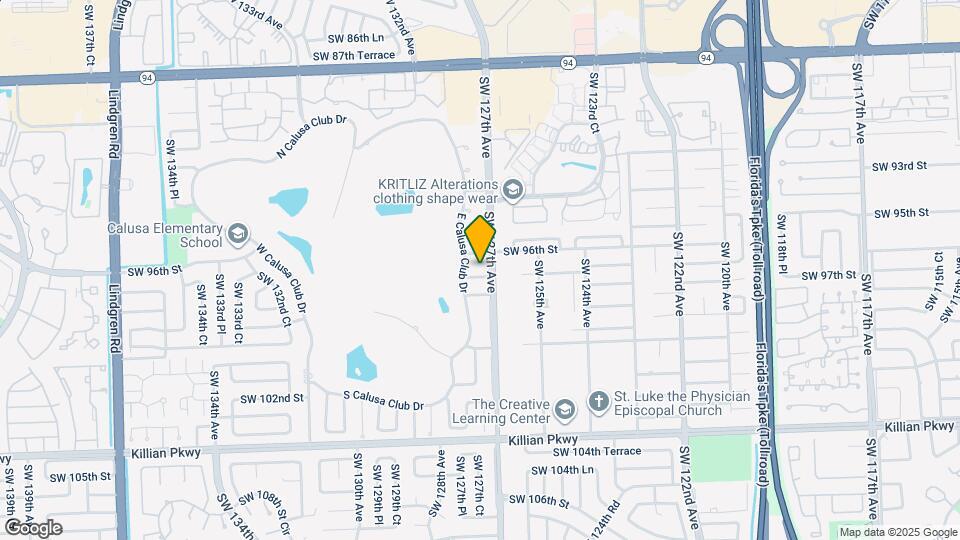 12715 SW 96th Terrace Map and Location Details