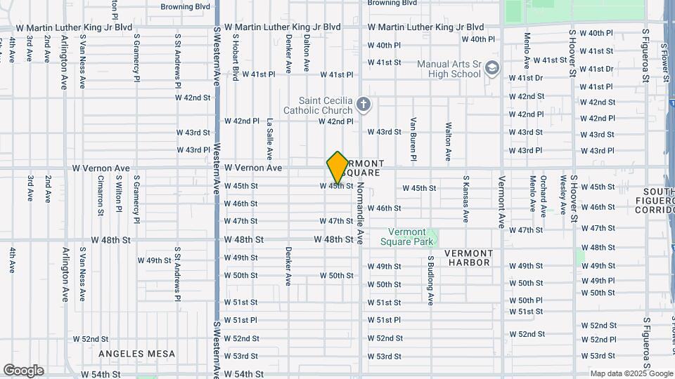 1438 W 45th St Map and Location Details
