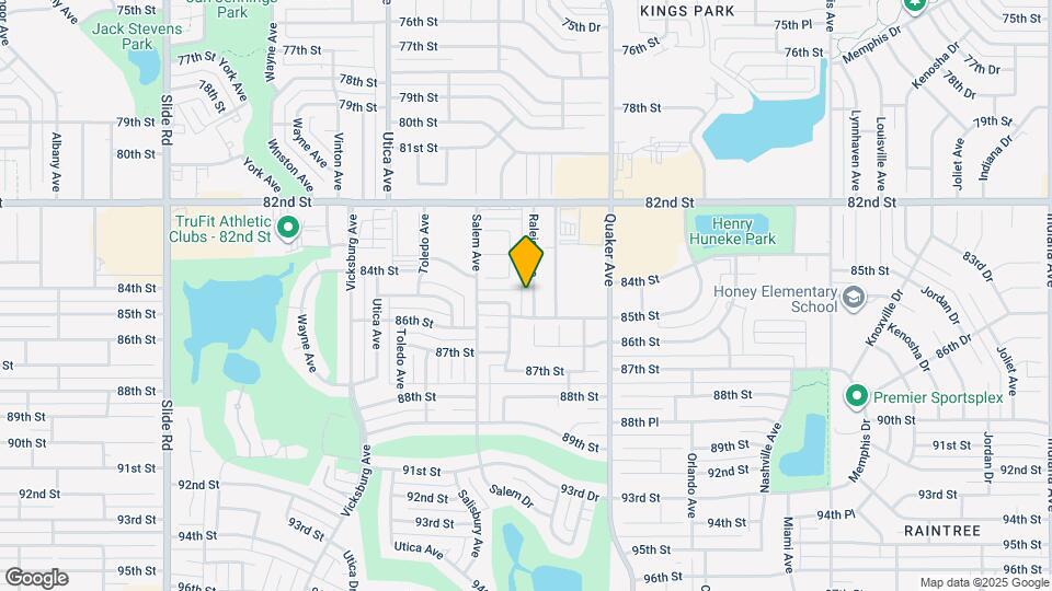 8308 Raleigh Ave Mapa y Detalles de la Ubicación
