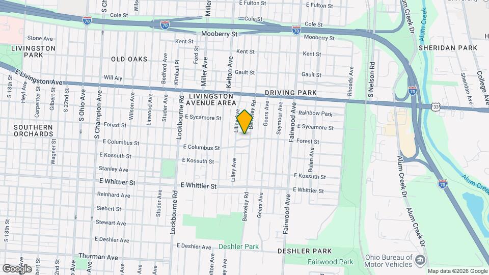 1466 Forest St Map and Location Details