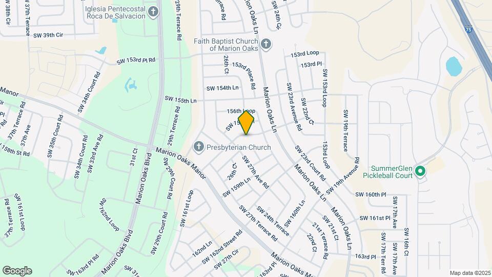 2540 SW 156th Lane Rd Mapa y Detalles de la Ubicación