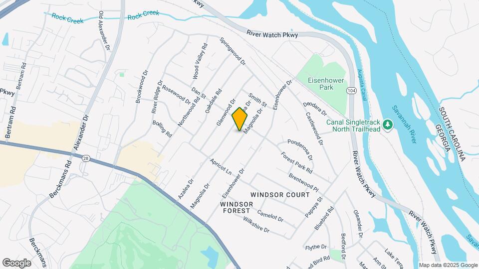 1127 Magnolia Dr Map and Location Details