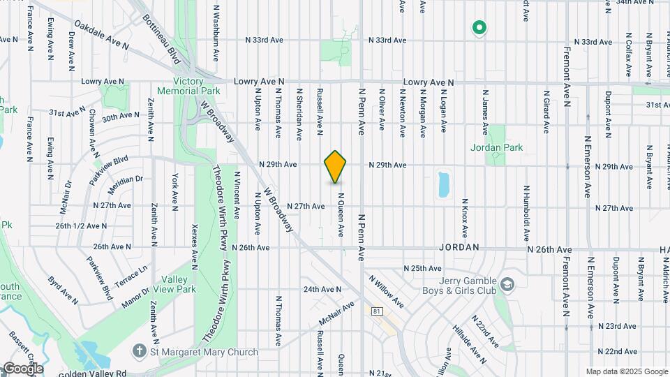 2727 Queen Ave N Map and Location Details
