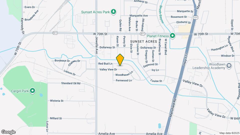 3418 Valley View Dr Map and Location Details