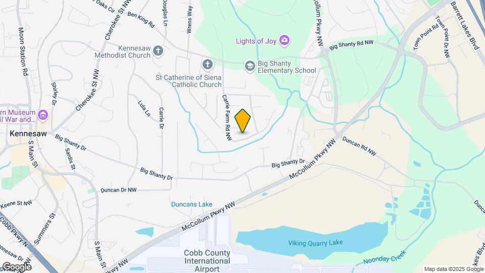 2956 Carrie Farm Rd NW Map and Location Details