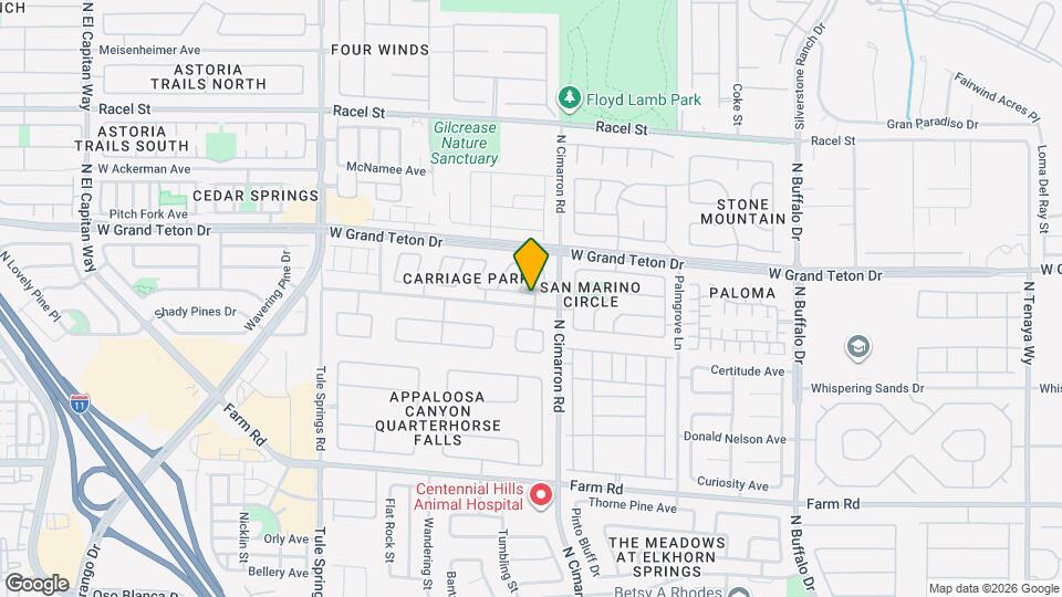 8013 Hidden Quail Ave Map and Location Details