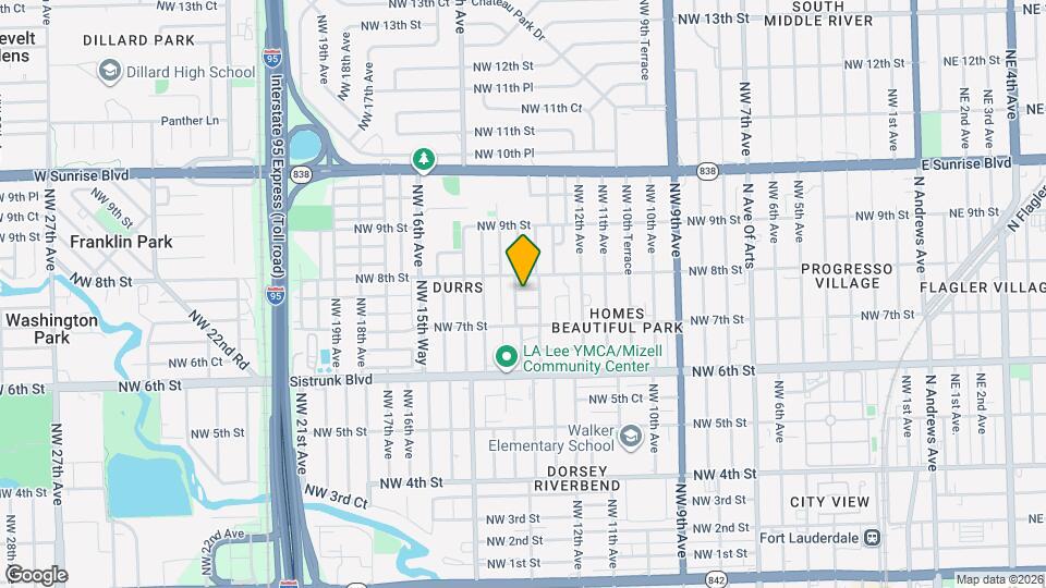 1330 NW 7th Pl Map and Location Details