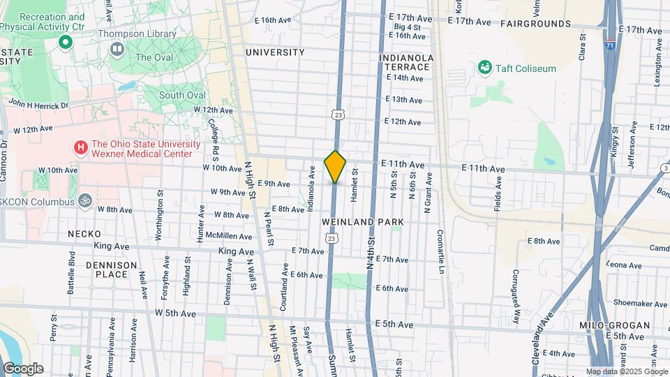 1482 Summit St Map and Location Details