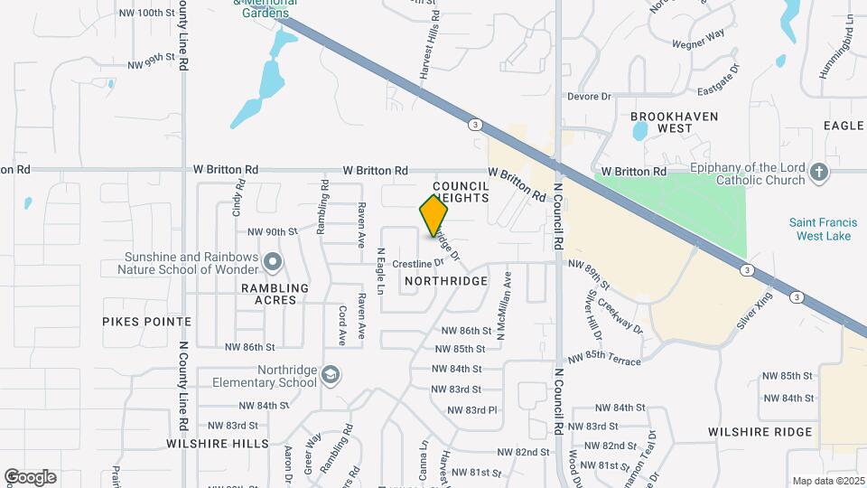 9013 Northridge Dr Map and Location Details