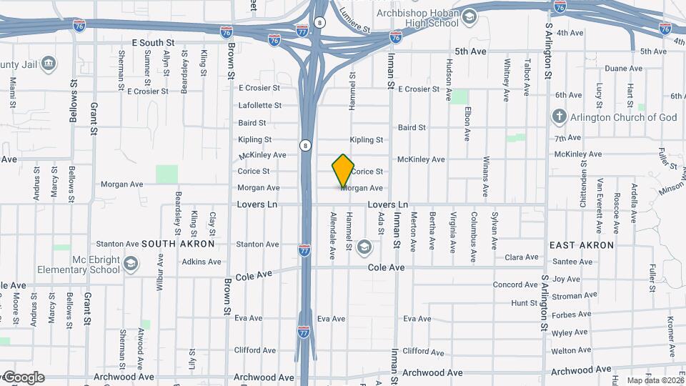 710 Morgan Ave Map and Location Details