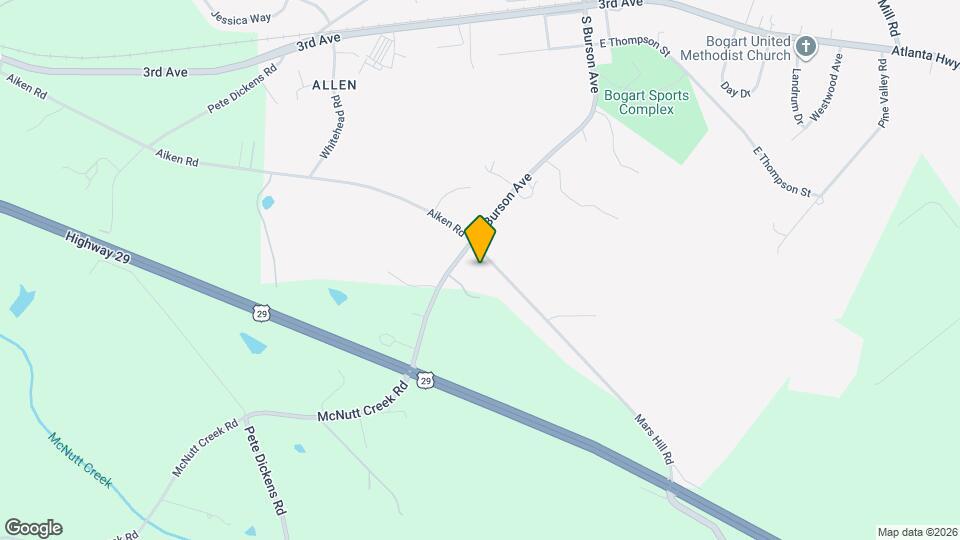 5099 Mars Hill Rd Map and Location Details