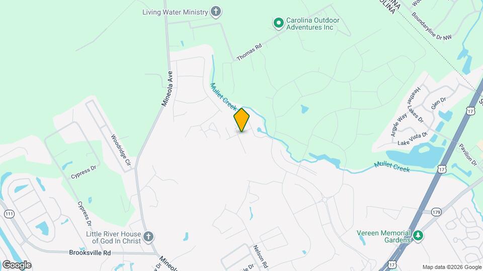 115 Brooks Dr Mapa y Detalles de la Ubicación