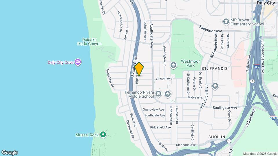 294 Lincoln Ave Map and Location Details