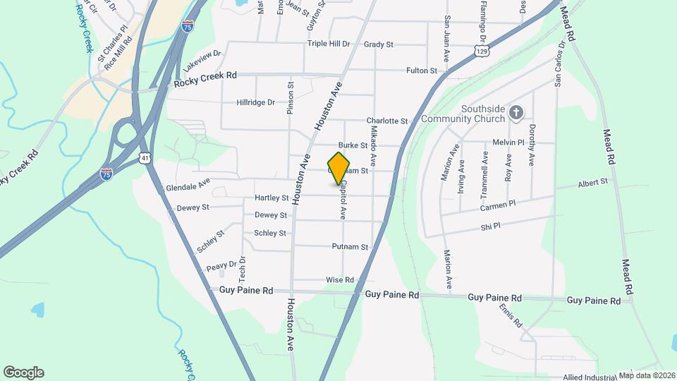 4333 Capitol Ave Map and Location Details