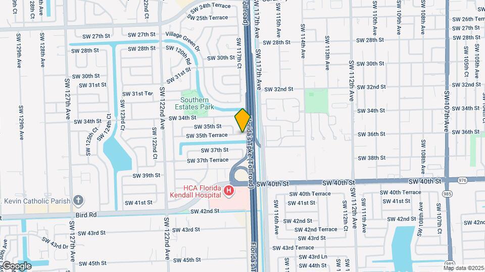 11760 SW 35th Terrace Map and Location Details