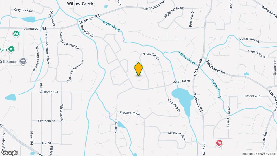 2219 N Landing Run Map and Location Details