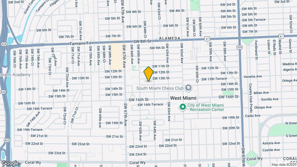 6437 SW 14th St Mapa y Detalles de la Ubicación