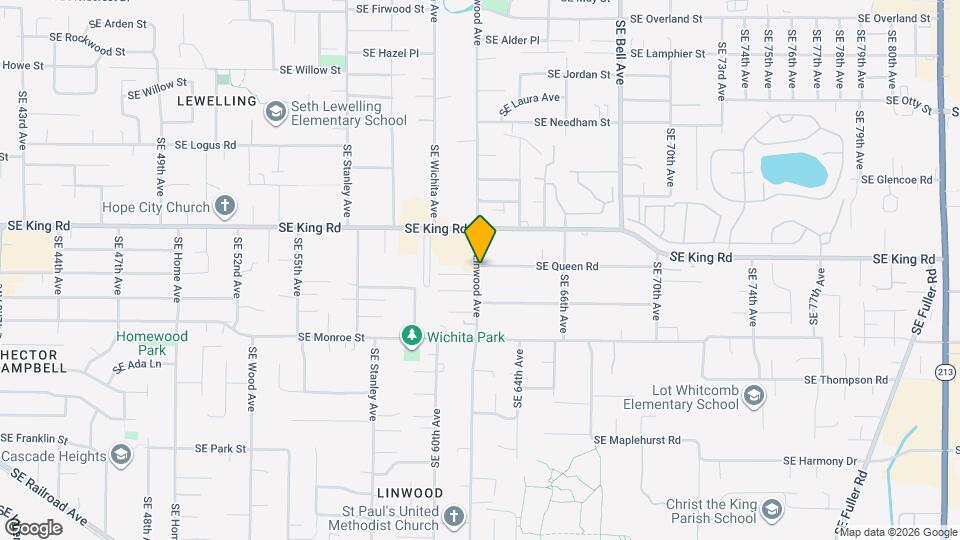 10488 SE Linwood Ave Map and Location Details