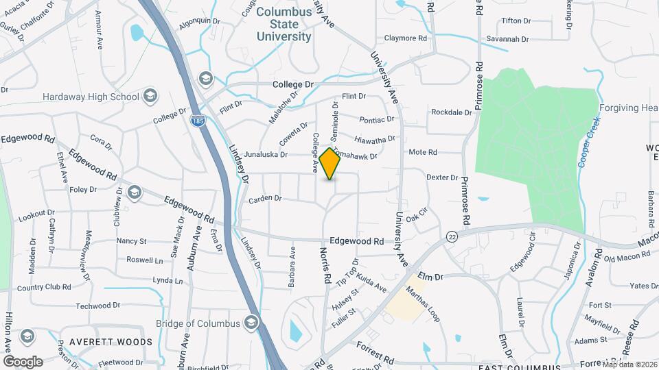 3111 Avon Dr Map and Location Details