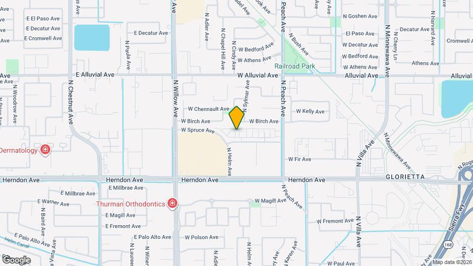 581 N Helm Ln Map and Location Details