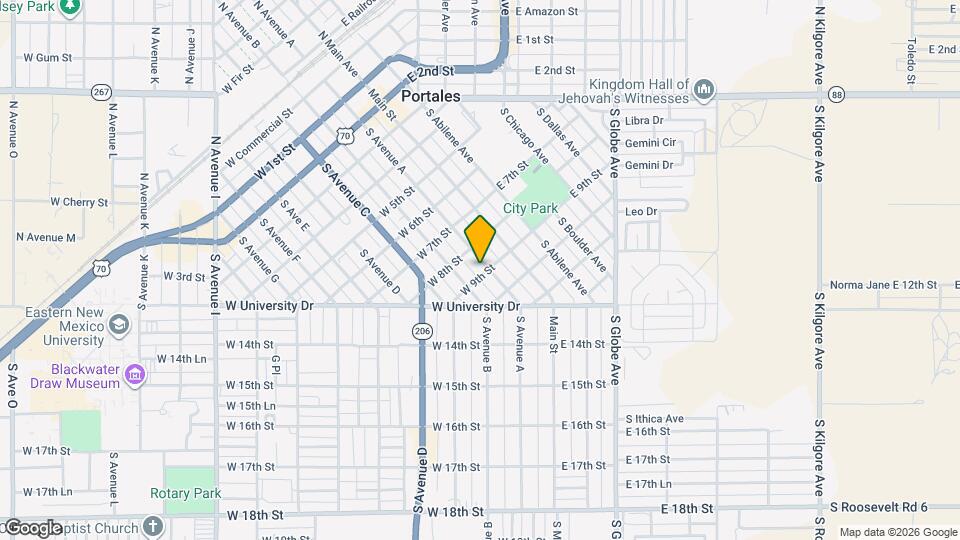 820 S Avenue A Mapa y Detalles de la Ubicación