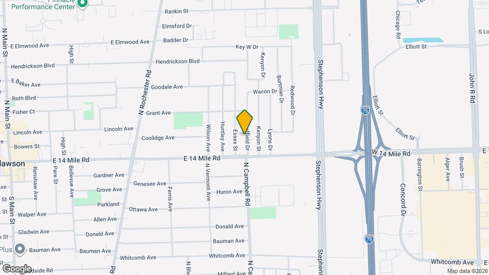 125 Sheffield Dr Mapa y Detalles de la Ubicación