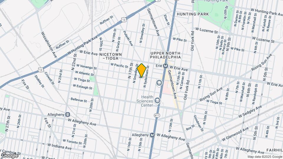 3535-3537 N 16th St Map and Location Details