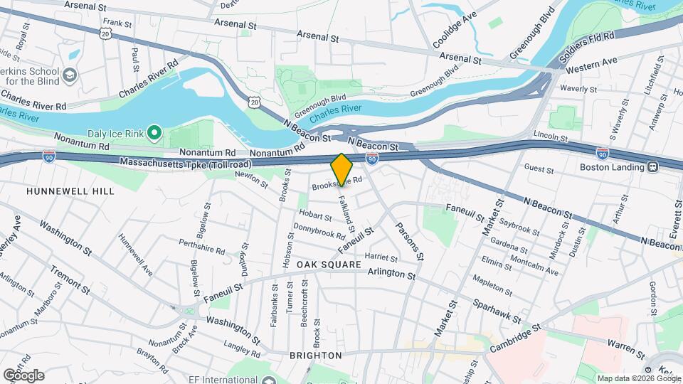 61 Falkland St Map and Location Details